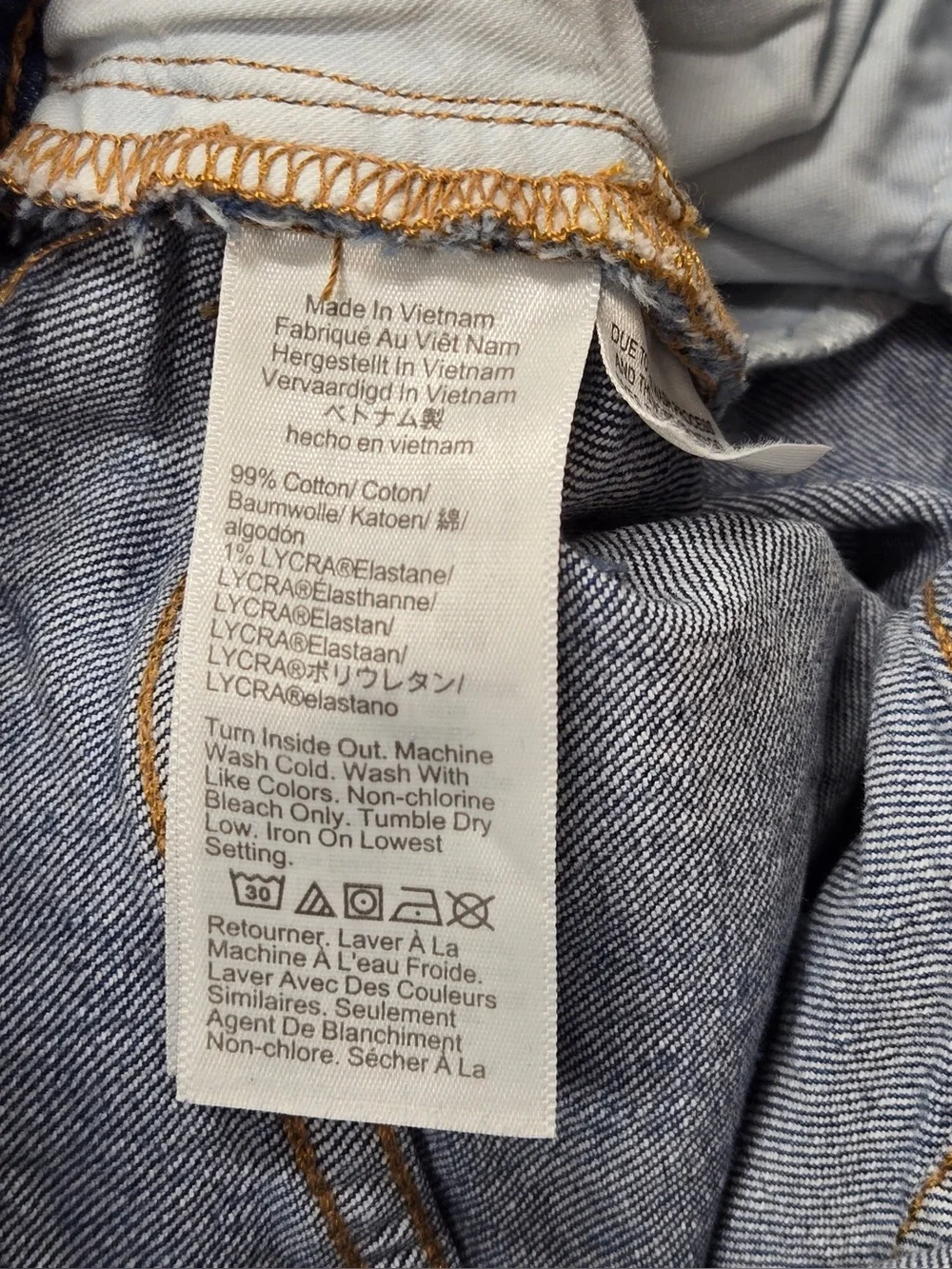 J. CREW Full Length Wide Leg Jeans Blue 30T 0865